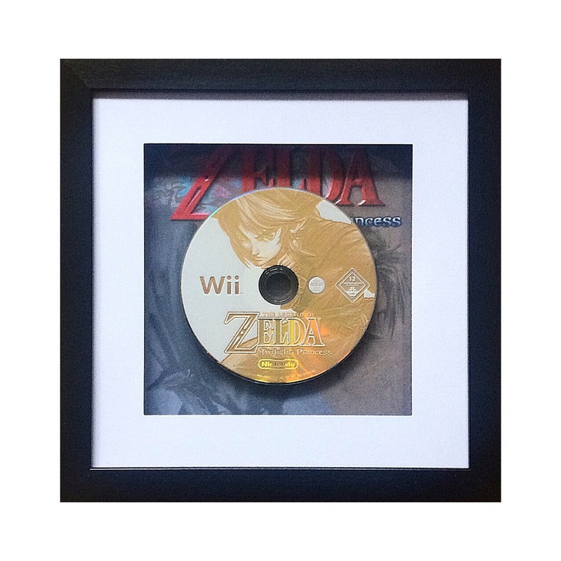 The Legend of Zelda Twilight Princess Nintendo Wii Game Framed Wall Art Birthday Christmas Present Gift image 1