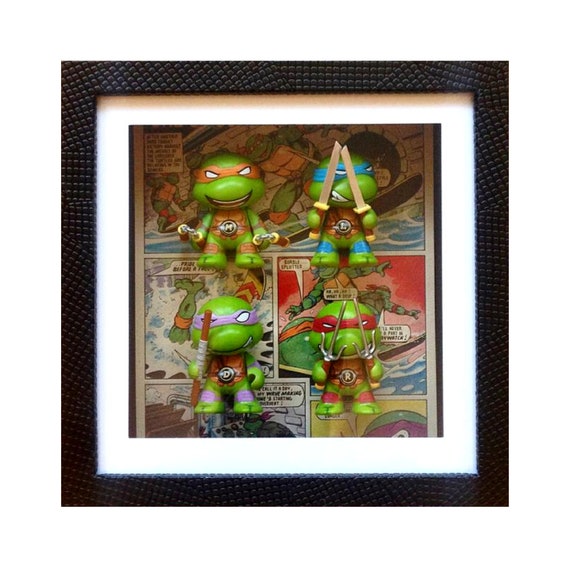 Teenage Mutant Ninja Turtles Framed Figure Wall Art Fathers - Teenage Mutant Ninja Turtles Wall Decor Teenage Mutant Ninja Turtles Framed Figure Wall Art Fathers - Teenage Mutant Ninja Turtles Wall Decor