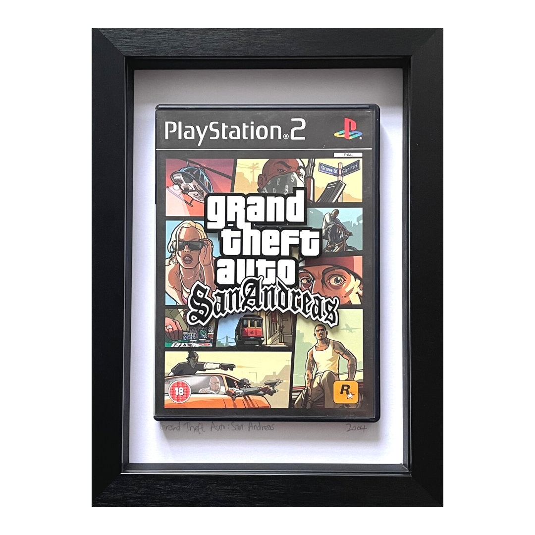 Grand Theft Auto: San Andreas AO Version PlayStation 2 2004 Used Free US  Ship