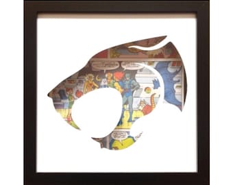 Thundercats Logo Silhouette Wall Art- Fathers Day Gift Present