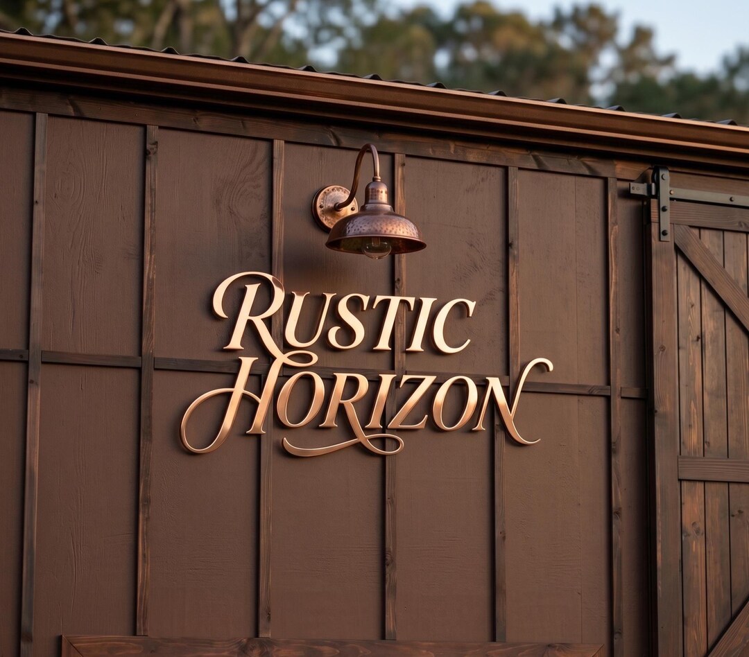 Custom Floating Metal Sign, Business Logo, Raised 3D Letters, Laser Cut ...