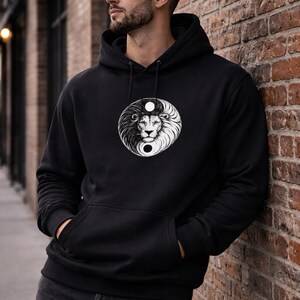 Heavyweight Lion Code-hoodie