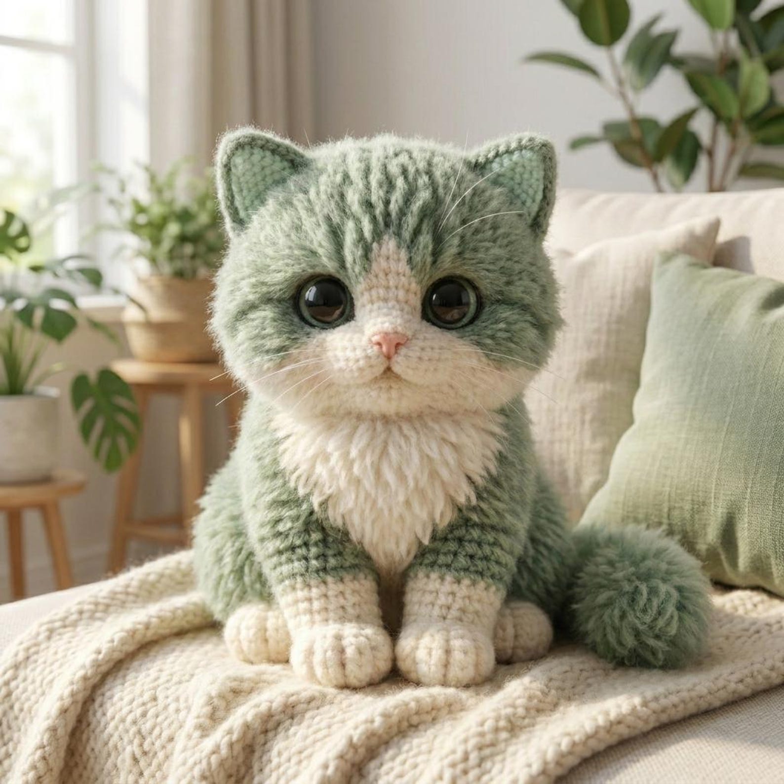 Amigurumi Cat Crochet Pattern PDF – Digital Download, DIY Kitten Plush ...