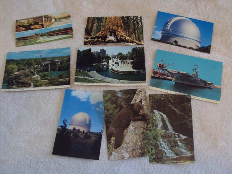 Postcards set of 9 U S postcards