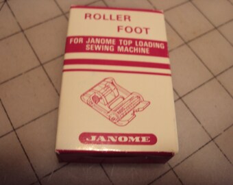 Roller foot for Janome top loading aewing machine--never used