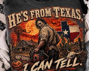 Texas Chainsaw Massacre Halloween PNG, Retro Horror Shirt Design (Digitale download)