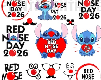 Bundle Red Svg Png , Stitch SVG, PNG Bundle - cut file - digital download - Cricut friendly - cutting machine for printing or vinyl cutting