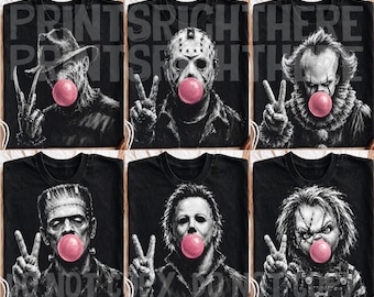 Retro Halloween PNG, Halloween-personages PNG, Halloween 2026 PNG, Halloween PNG, Horrorfilm PNG, Enge film PNG, Digitaal bestand