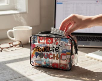 Ouchie Pouch Clear First Aid Bag – Medical Travel Kit Organizer Boo Bag