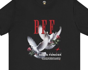 BFF Dove & Rose Graphic Tee - Unisex Friendship Shirt