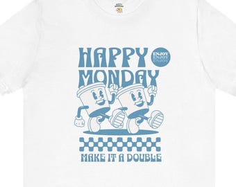 Funny Coffee Graphic Tee, Retro Barista Shirt
