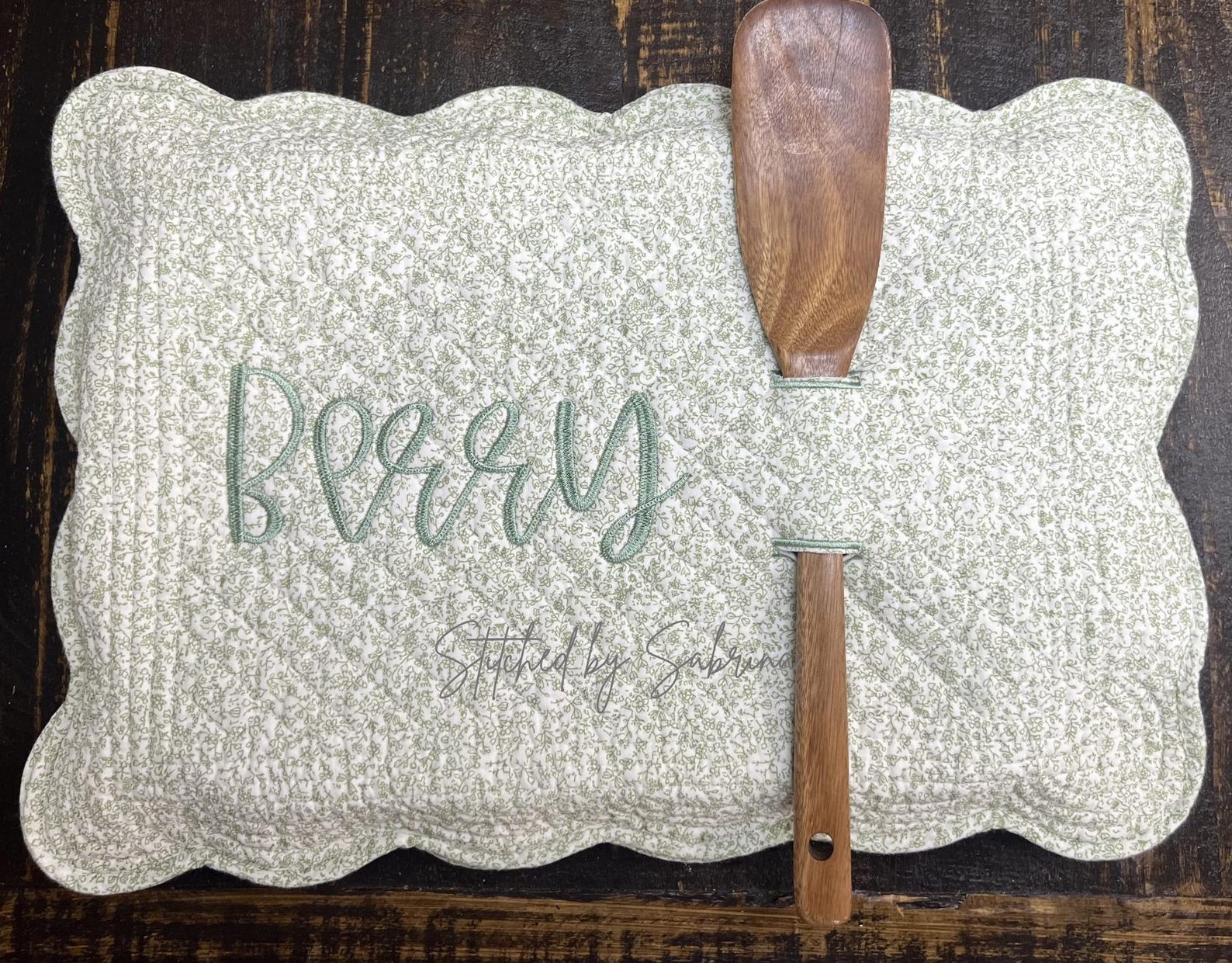 Personalized Quilted Casserole Dish Cover | 9x13 Carrier with Utensil Slot