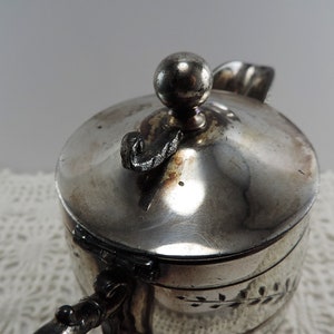 Antique Simpson Hall Miller Silver Plate Syrup image 9