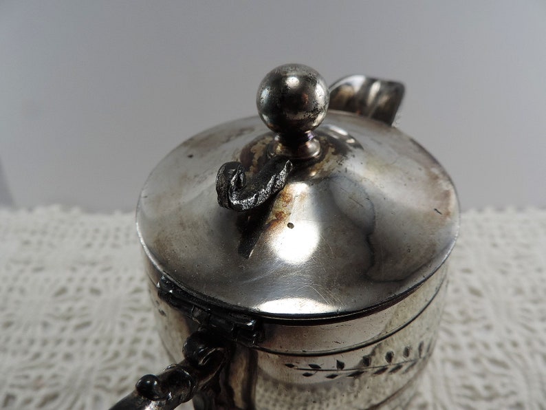 Antique Simpson Hall Miller Silver Plate Syrup image 9