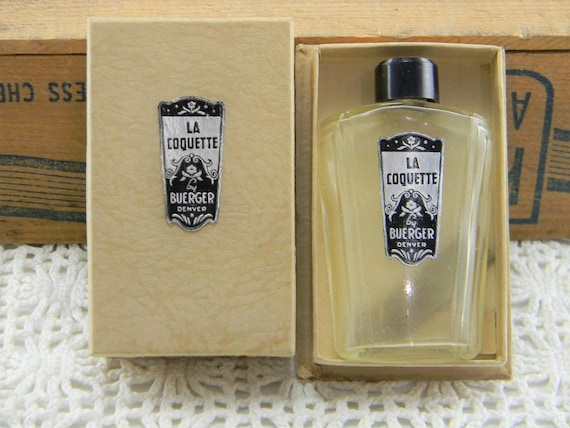Art Deco Perfume bottle La Coquette Art Deco Design Empty Perfume Bottles