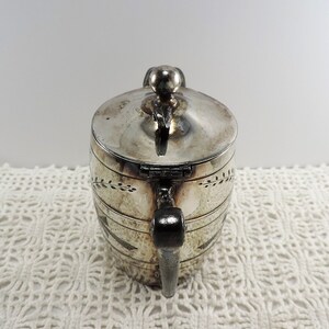 Antique Simpson Hall Miller Silver Plate Syrup image 2