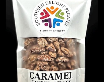 Southern Delight Caramel Gekonfijte Pecannoten (8 oz)