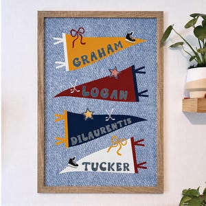 Off Campus Series Art Print, Bookish Art, Garrett Graham, Off Campus Hockey Boys (Digital Download) image 1