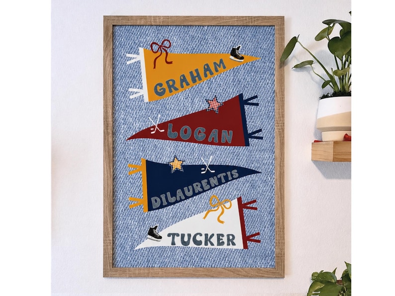 Off Campus Series Art Print, Bookish Art, Garrett Graham, Off Campus Hockey Boys (Digital Download) image 1