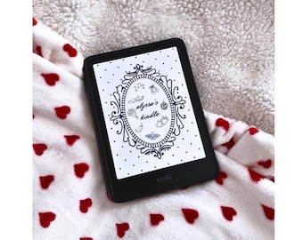 Personalized Kindle Lockscreen, Custom Name and Design E-reader Screen, Digital Download