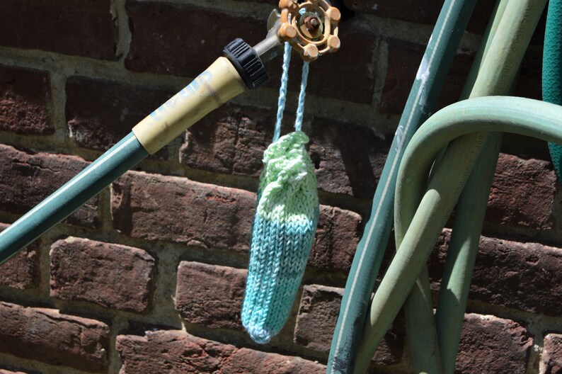 Garden Drawstring Soap Bag, Soap Scrap Saver Bag, Cotton Drawstring Bag, Zero Waste, Ready to Ship image 8