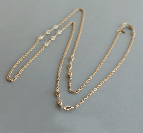Vintage Monet Rope Chain 36” Necklace | Necklace, Jewelry bracelets silver,  Silver bead bracelet