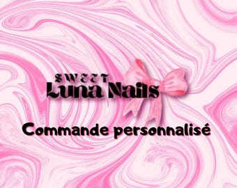 Custom press-on nails | You must contact me before ordering!