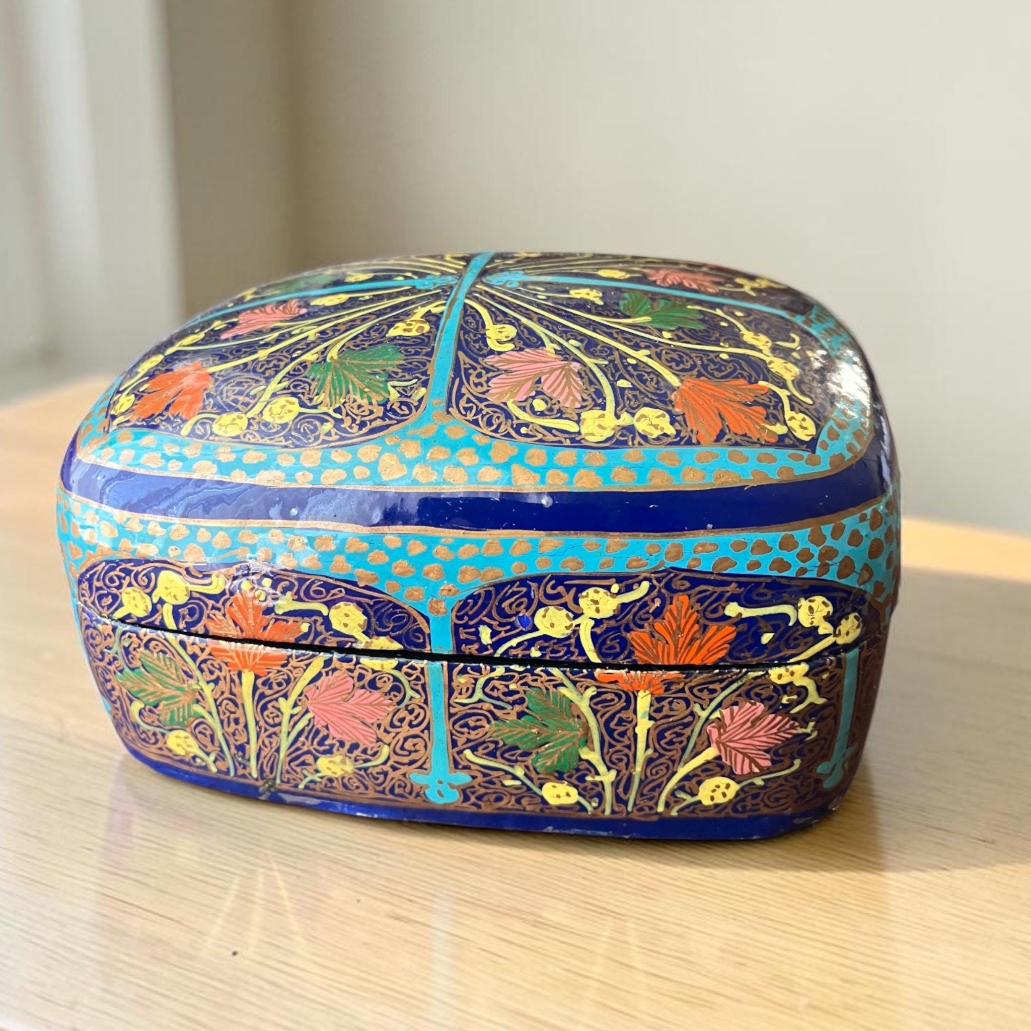Paper Mache Storage Box - Etsy