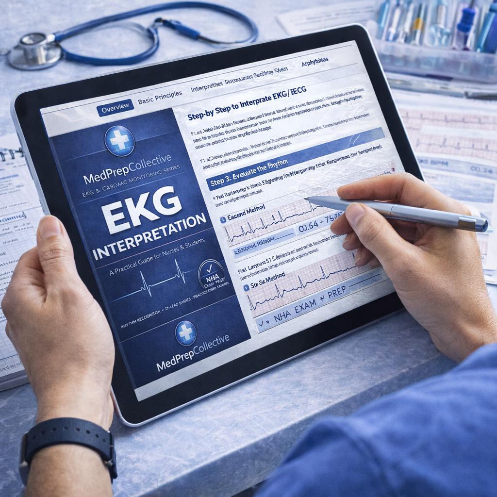 ECG Interpretation Study Guide PDF | Cardiac Rhythms, Case Studies ...