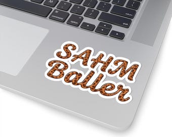 Pegatina troquelada "Mamá bailarina que se queda en casa" / Pegatina troquelada "Mamá ajetreada"