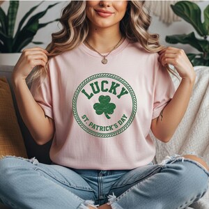 Lucky Charm, Rainbow, St Pats Tees, Pot of Gold, Cute St Pattys Shirts, Lucky Holiday Clovers, Shamrock Aesthetic, Love Ireland