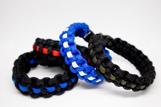 50 Braccialetti K9 - Thin Blue Line Per Unità Cinofile Polizia | Bracciali In Silicone SayitBands