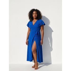 Royal Blue Dress Casual - Etsy