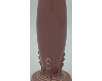 Vintage Fiesta Homer Laughlin 6 Inch Rose (Pink) Bud Vase