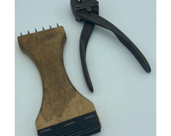 Vintage Crimping Pliers & Webbing Stretcher Tools