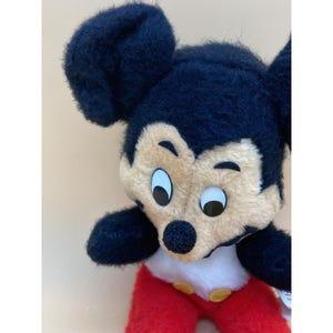 Vtg 1950s-1960s Stuffed Mickey Mouse Walt Disney Distributing Co Plush Toy image 3