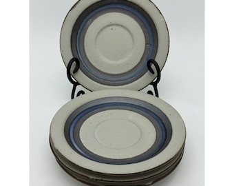 Set di 4 piattini in gres Horizon di Otagiri, Giappone, diametro 6 1/2"