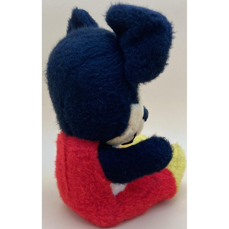 Vtg 1950s-1960s Stuffed Mickey Mouse Walt Disney Distributing Co Plush Toy image 7