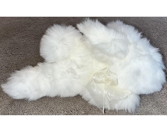 Vintage North American Bear Co "Marshmallow" 1995 White Plush Bunny Rabbit Hare