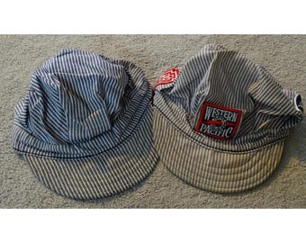 Kromer Klean Kloth Kap Milwaukee Railroad Hat NY Central System Western Pacific