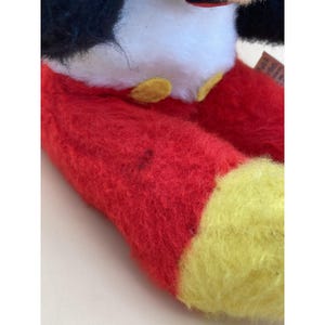 Vtg 1950s-1960s Stuffed Mickey Mouse Walt Disney Distributing Co Plush Toy image 5