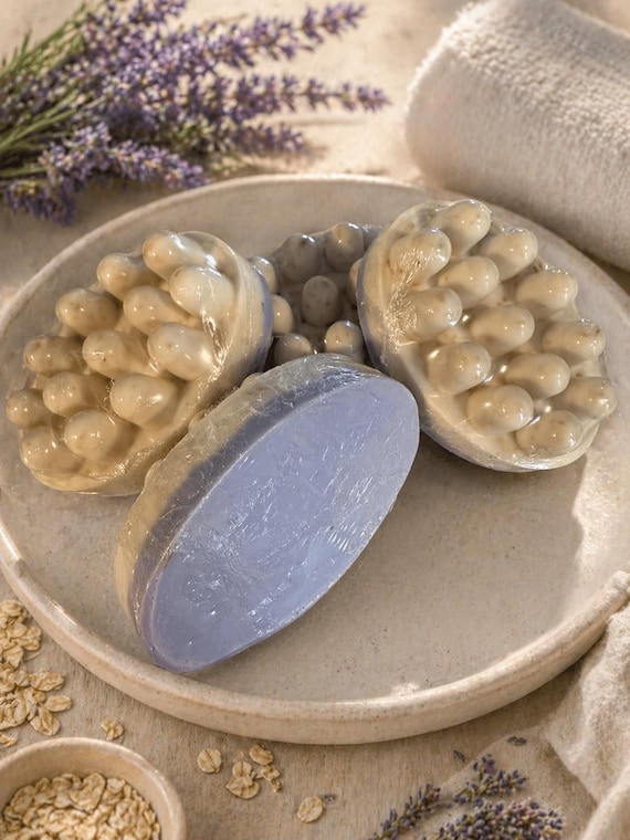 Lavender Oatmeal Massage Bar Soap
