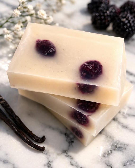 Black Raspberry and Vanilla | Goat Milk Soap