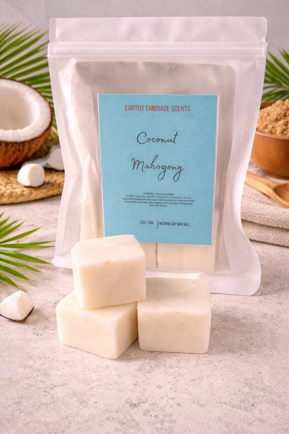 Coconut Mahogany Wax Cubes