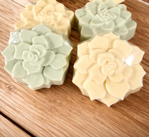 Tulip and Freesia | Shea Butter Flower Shaped Soap