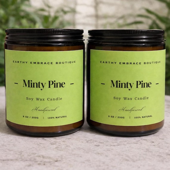 Minty Pine | Soy Wax Candle