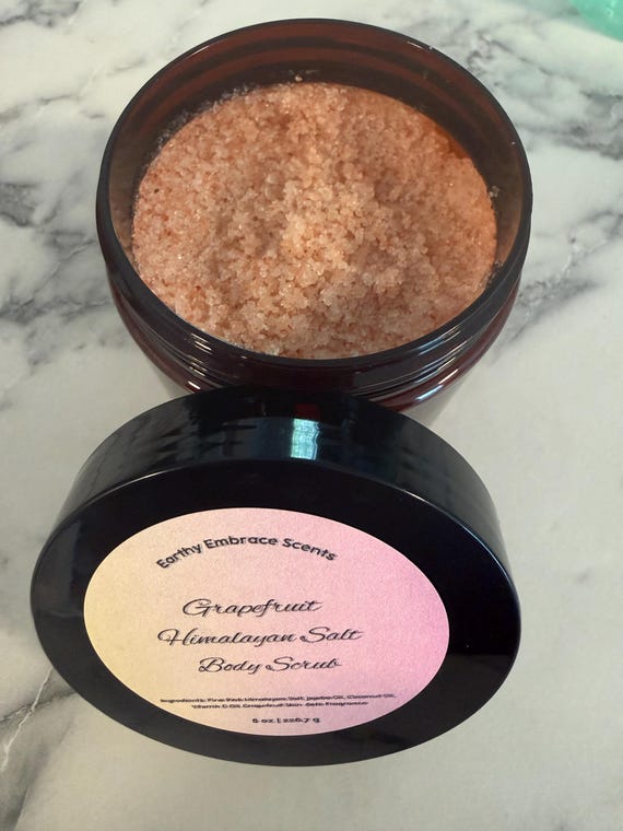 Grapefruit Himalayan Salt Exfoliating Body Scrub