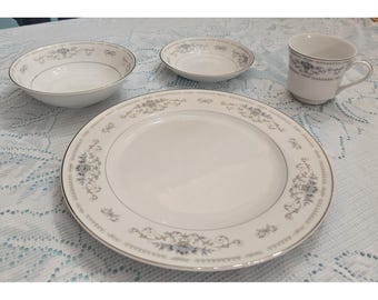Bone China 16 Piece Set Vintage "Diana" Japan 1960's-80's Discontinued BX