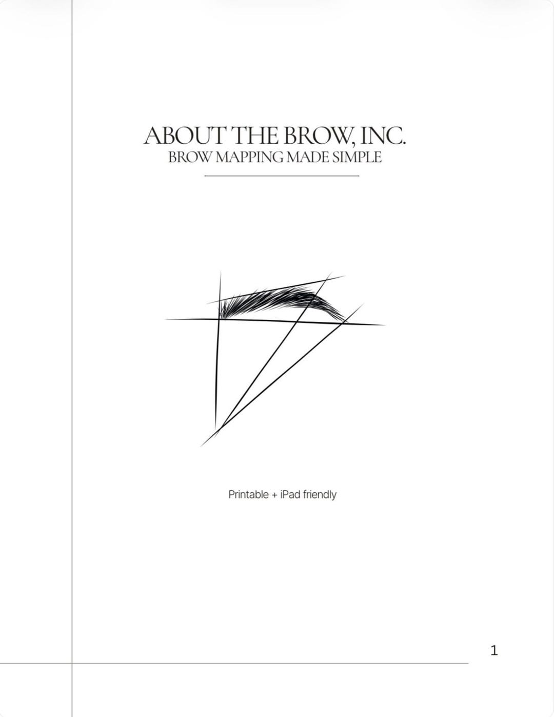 Brow Mapping Guide for Beginners | Natural Shaping & Symmetry Tutorial ...