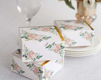 25-Pack Elegant Cardstock Gift Favor Boxes for Events